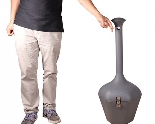 Cigarette Butts Receptacle Gray - Bangladesh