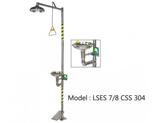 Push Plate Foot Pedal Operated Shower - Bangladesh